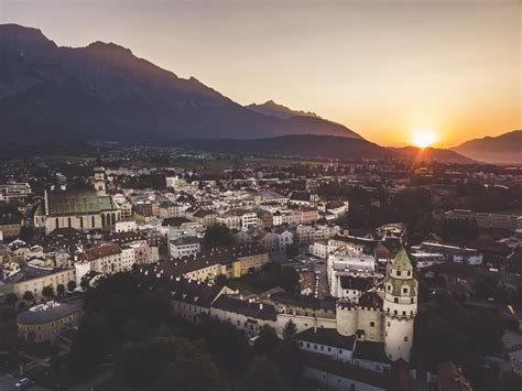 old town of hall tirol.